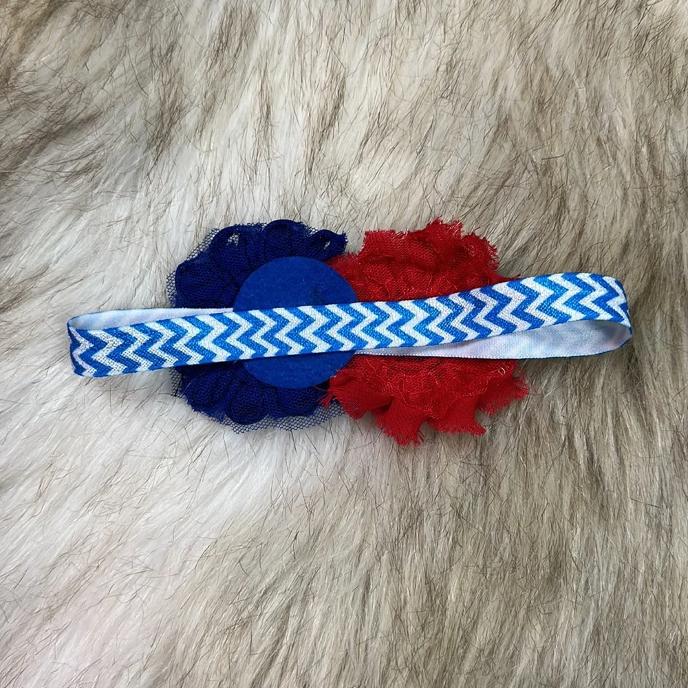 Chicago Cubs Flower Headband